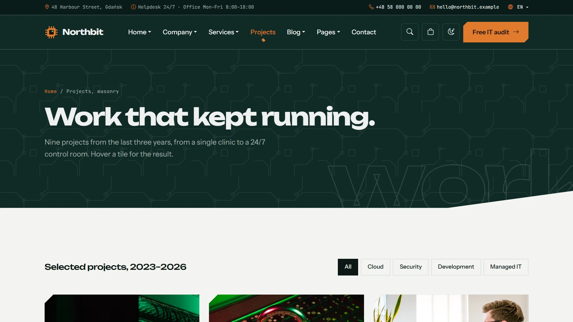 Northbit - IT Services & Solutions HTML Template