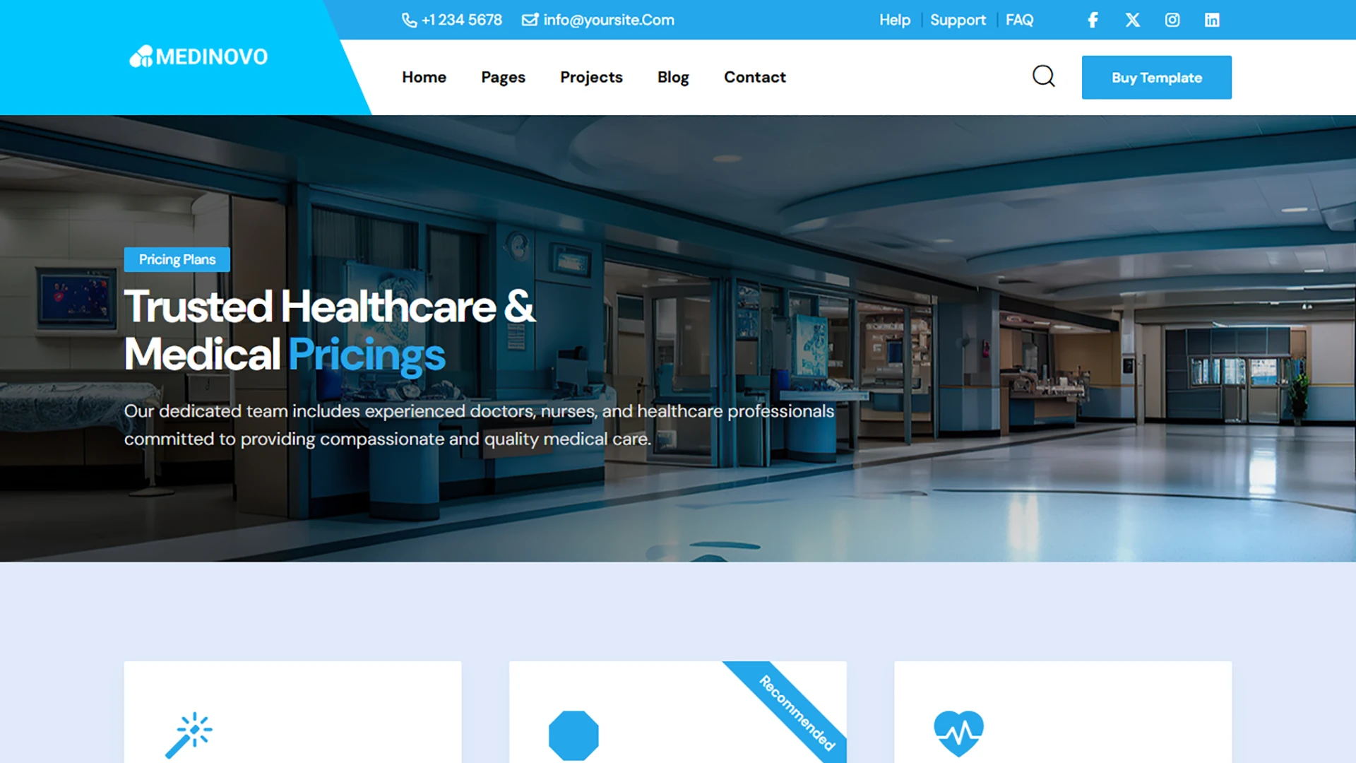 Medinovo - Medical & Healthcare HTML Template