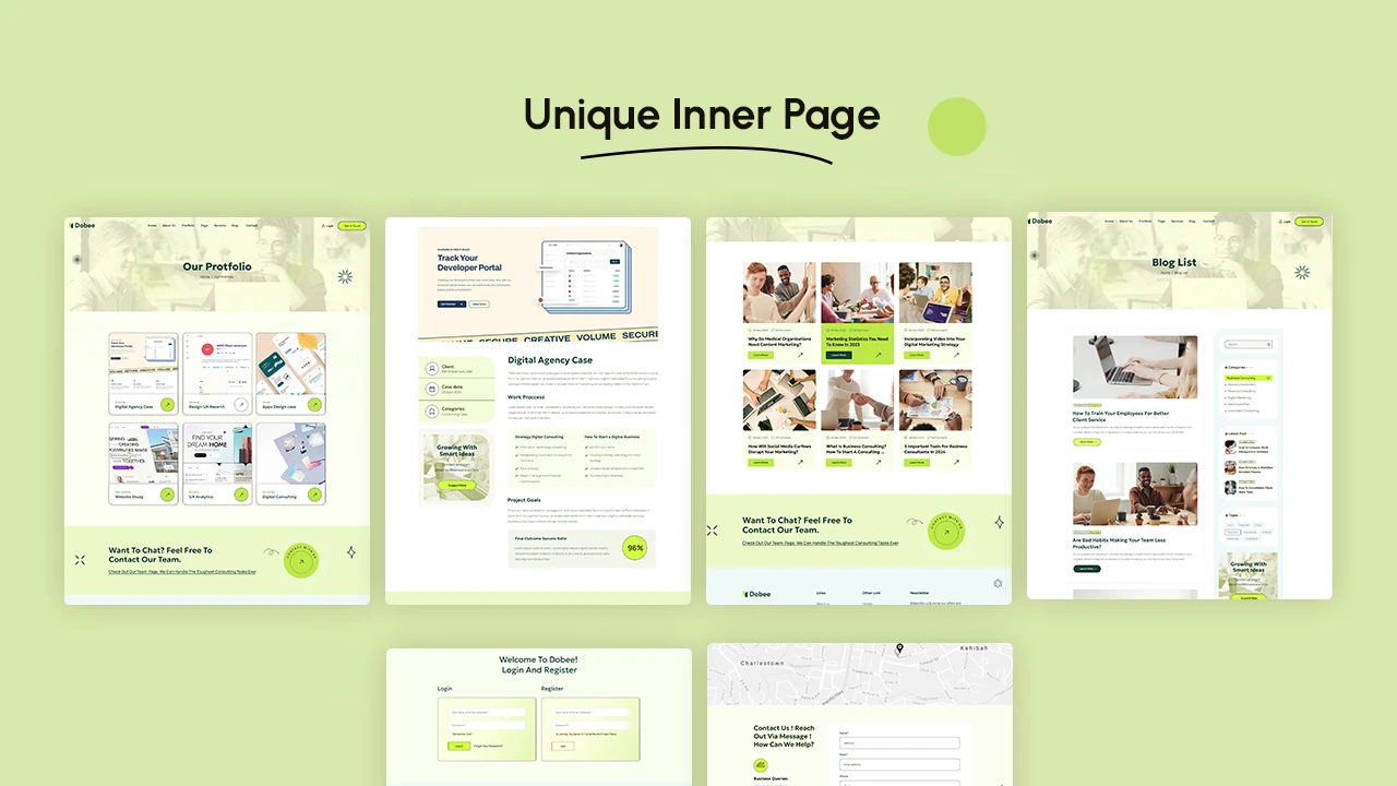 Dobee - Business Consulting Figma Template