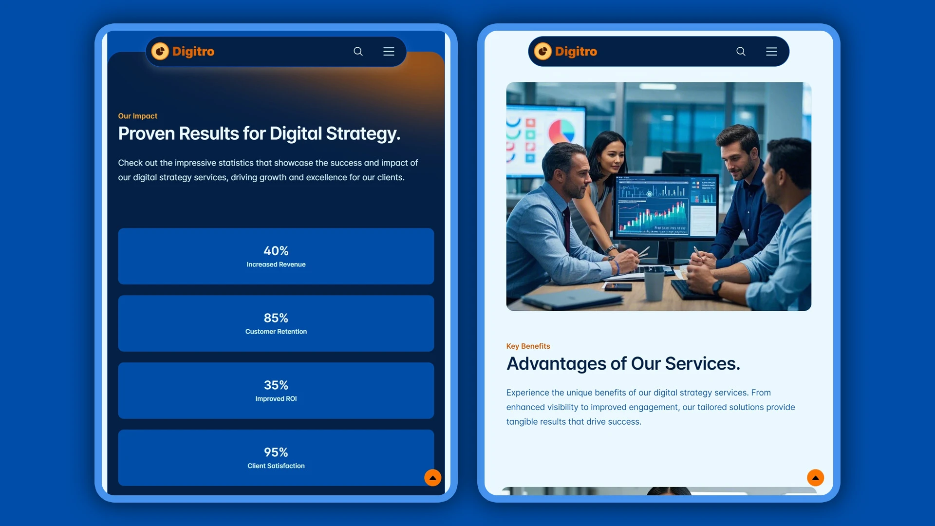 Digitro - Cutting-Edge Digital Marketing Agency HTML Website Template
