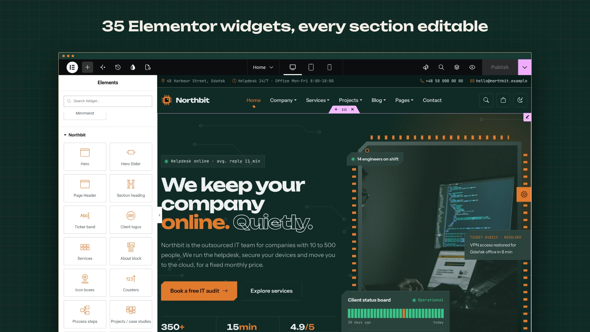 Northbit - IT Services & Solutions WordPress Theme