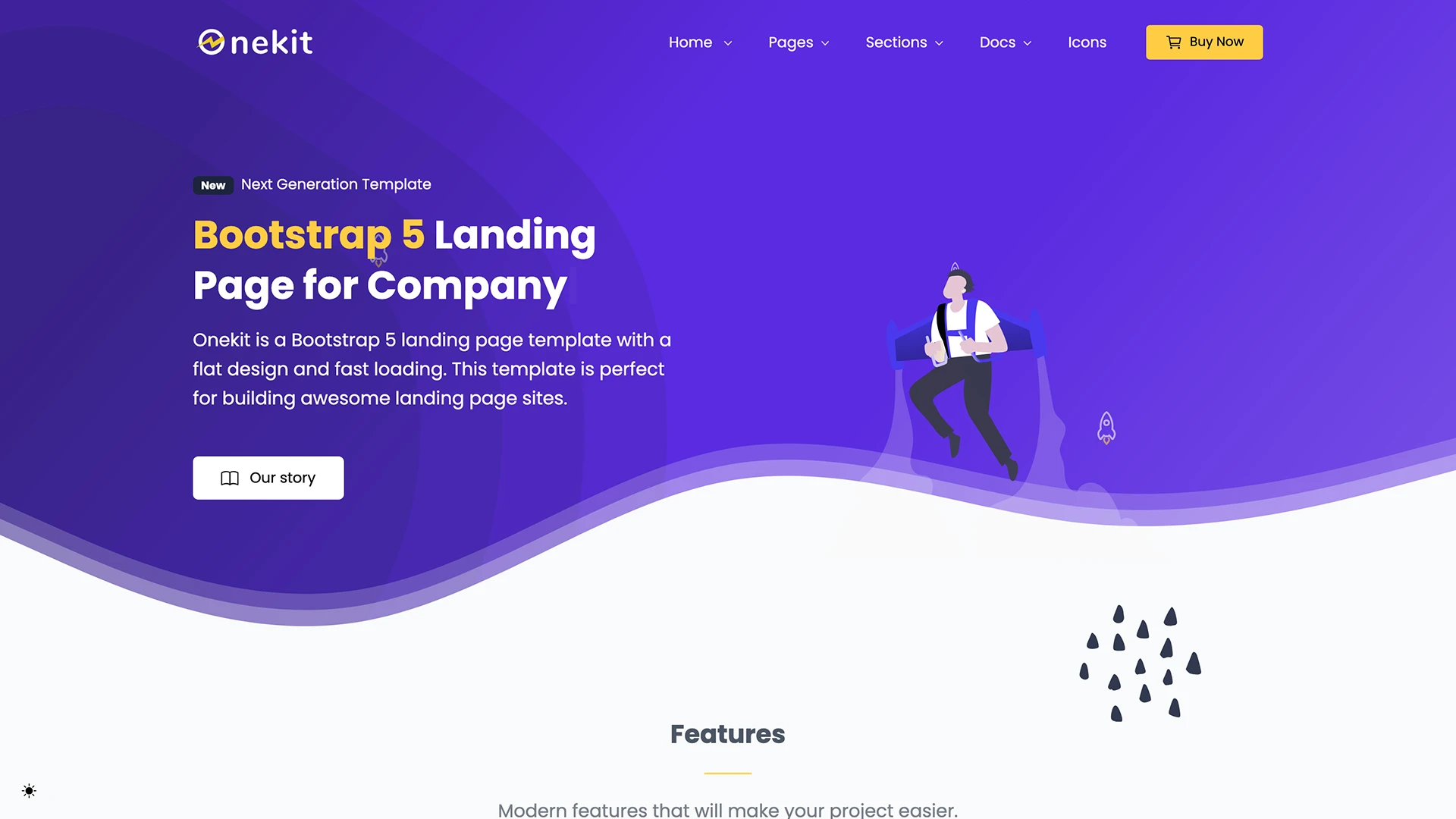Onekit - Bootstrap 5 Landing Page