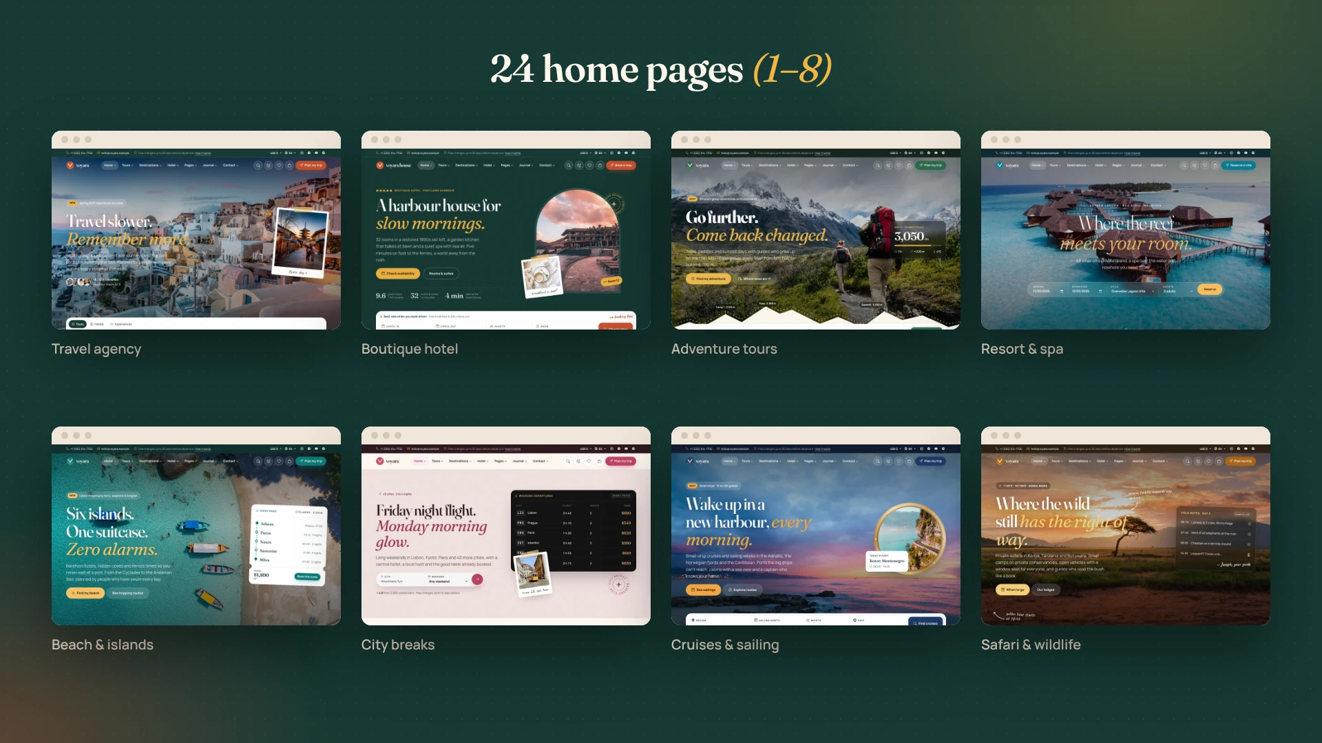 Voyara - Travel Agency & Boutique Hotel HTML Template