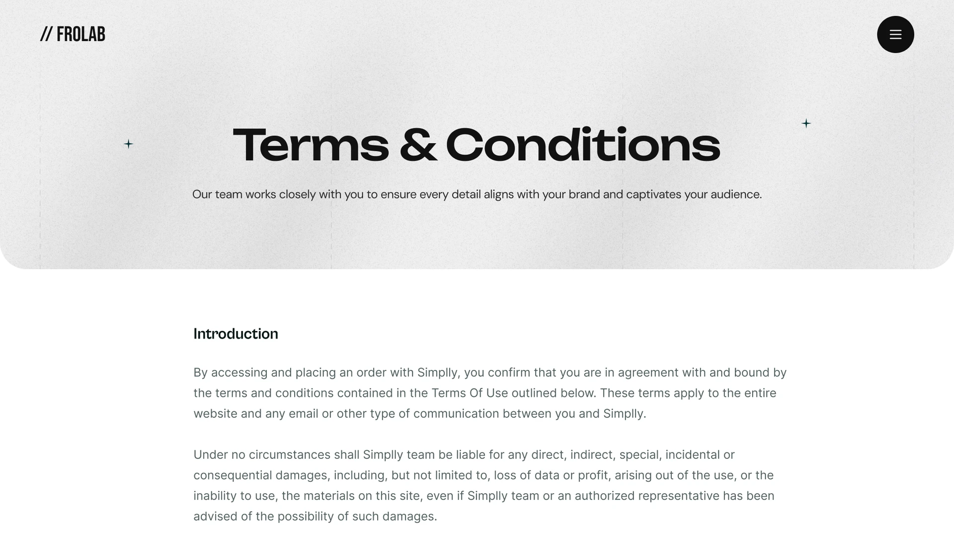 Frolab - Agency & Portfolio Framer Template