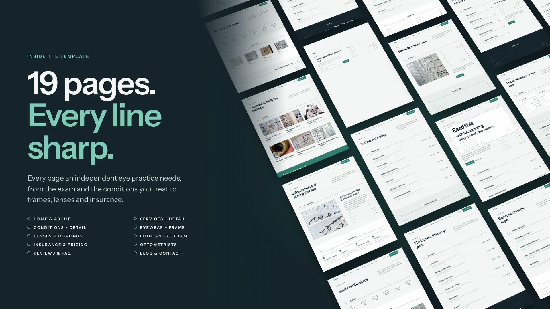 Foveo - Optometrist & Eye Clinic HTML Template (Screenshot 2 of 10)