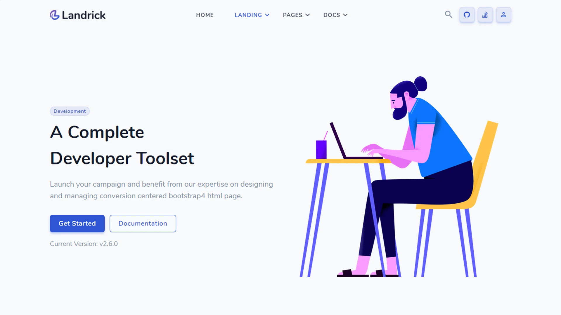 Landrick - App, Saas & Software Landing & Admin Dashboard Bootstrap 5 Template