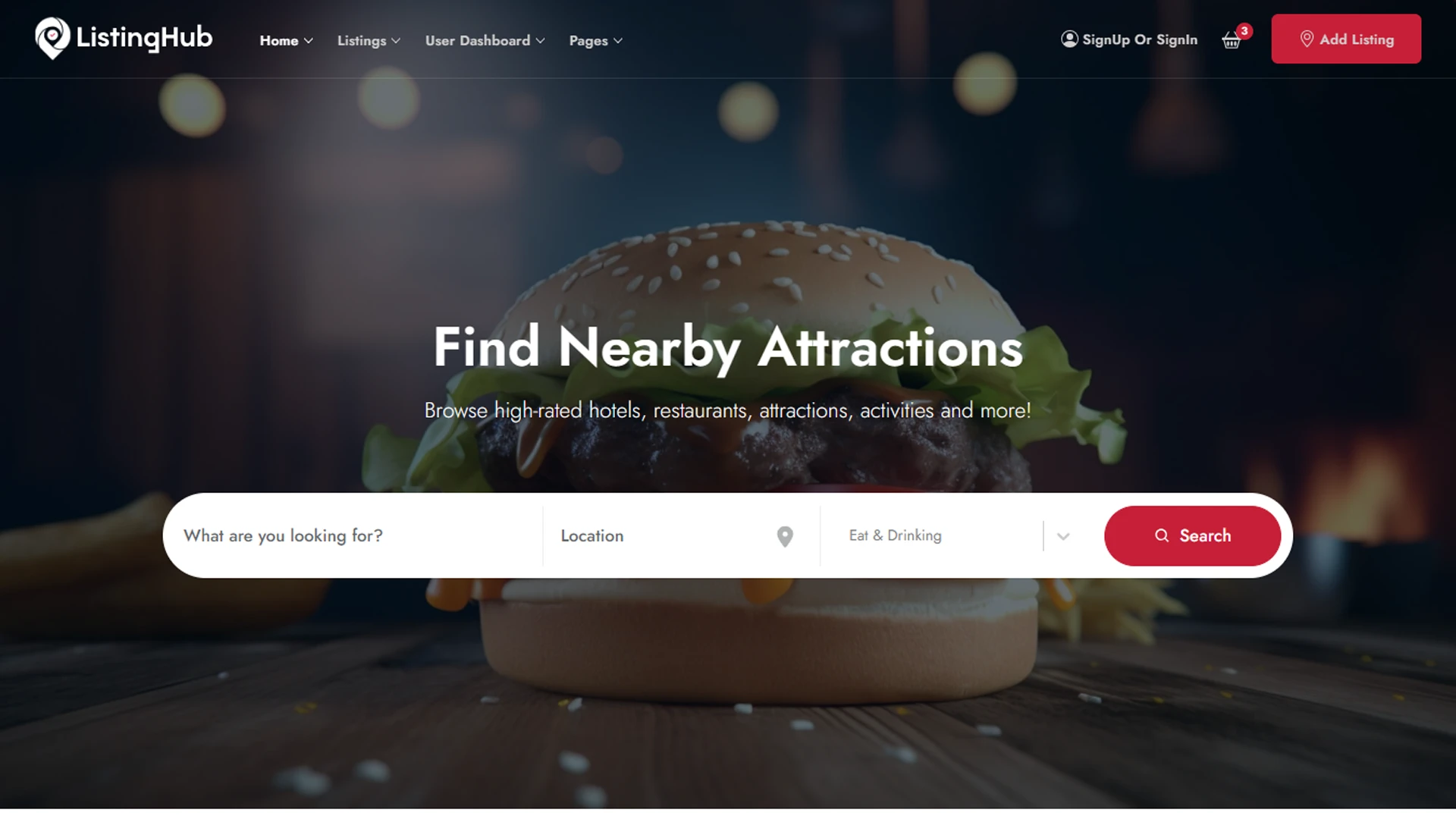 ListingHub - Nuxt Business Directory & Listing Template