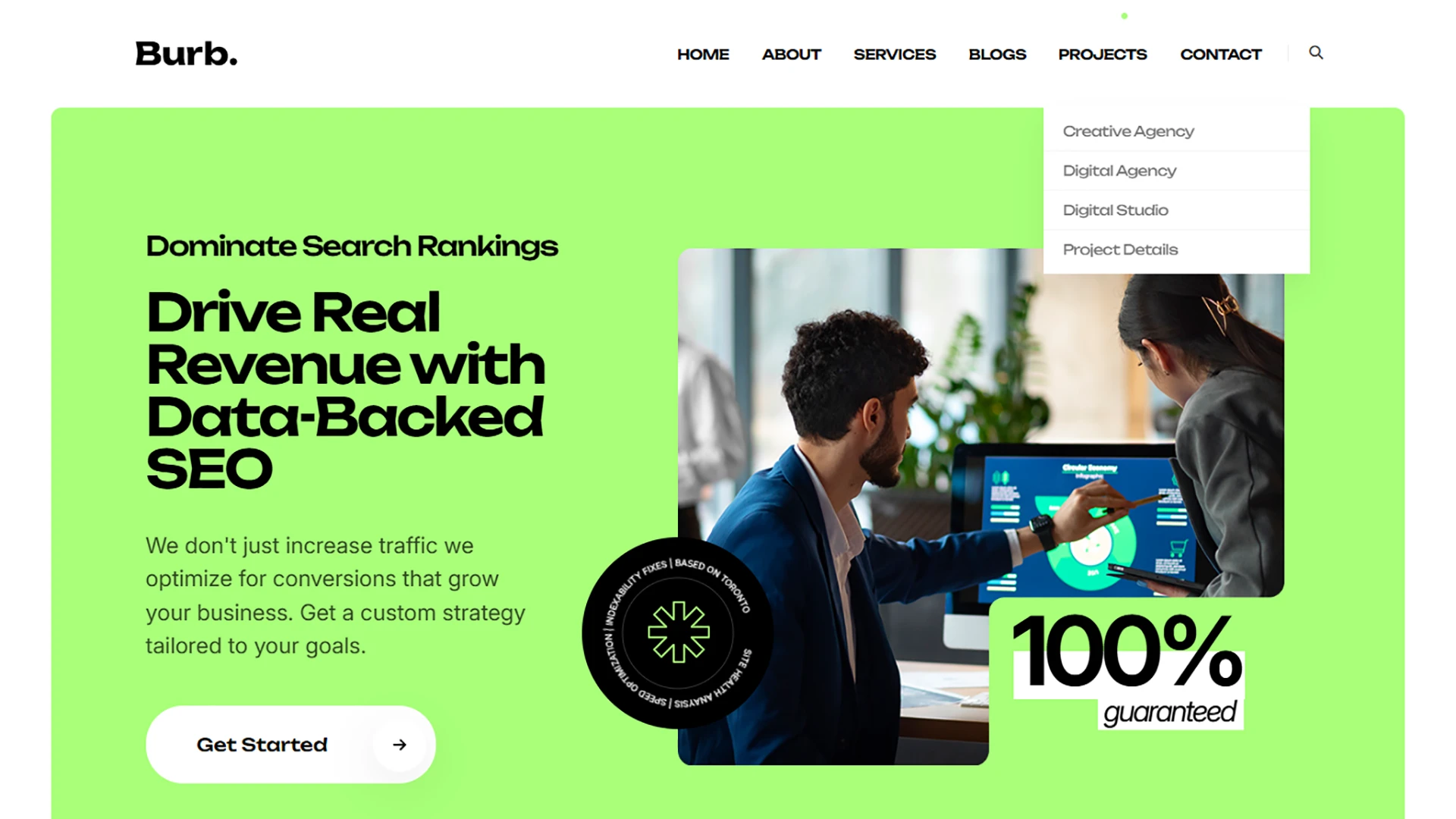 Burb - Creative & Corporate Multipurpose HTML Template