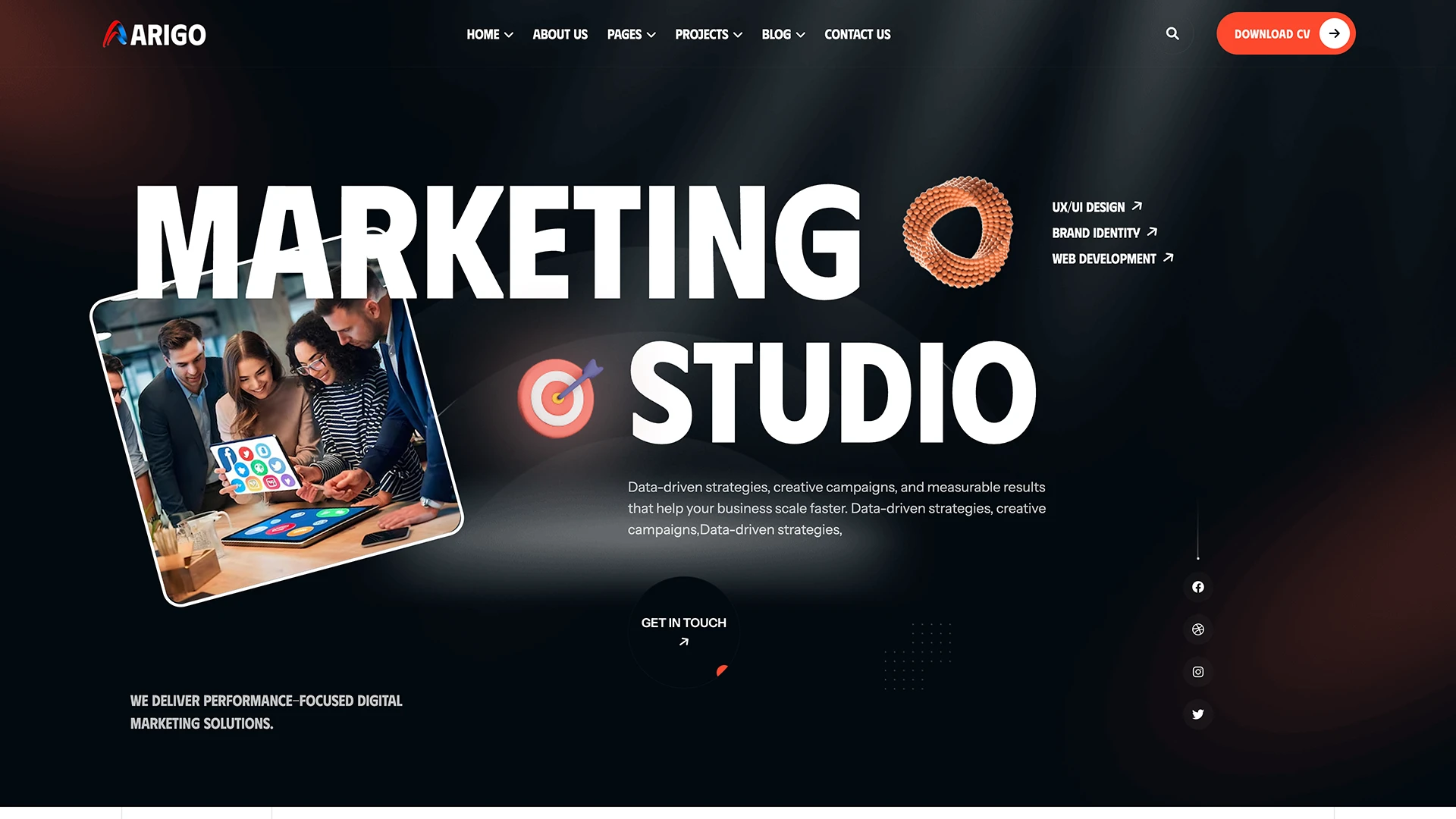 Arigo - Creative Agency & Portfolio HTML Template