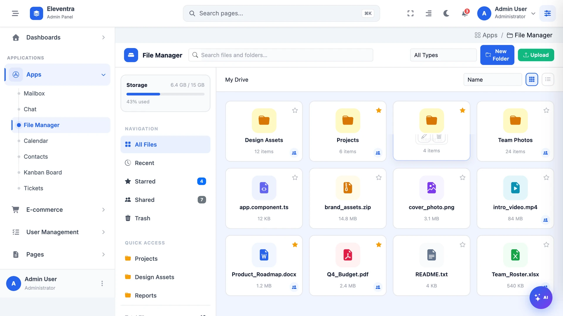 Eleventra - Angular 21 Admin Dashboard Template + UI Kit + 90+ Pages