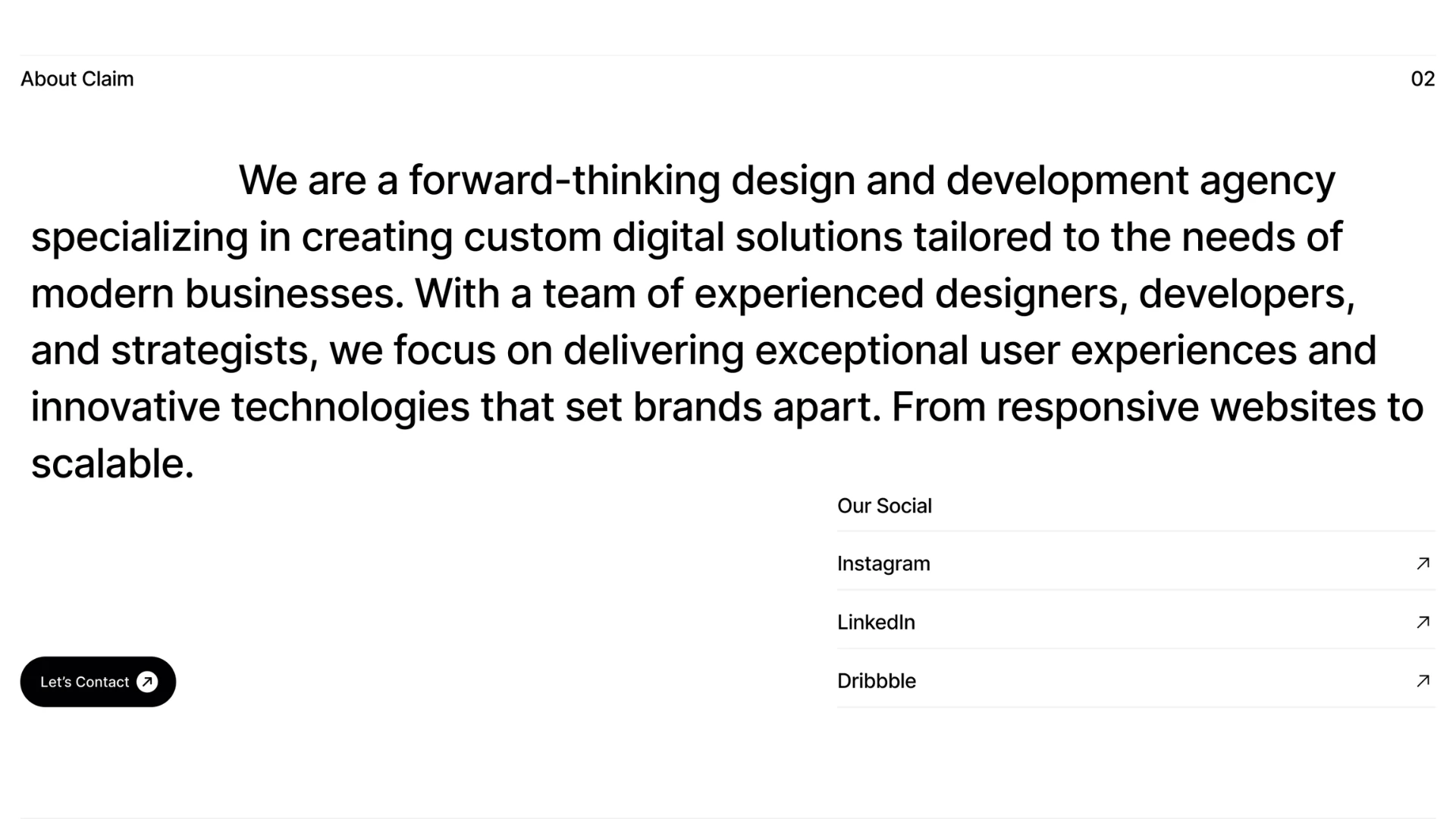 Clavo - Next.js 16 Creative & Design-Agency Template