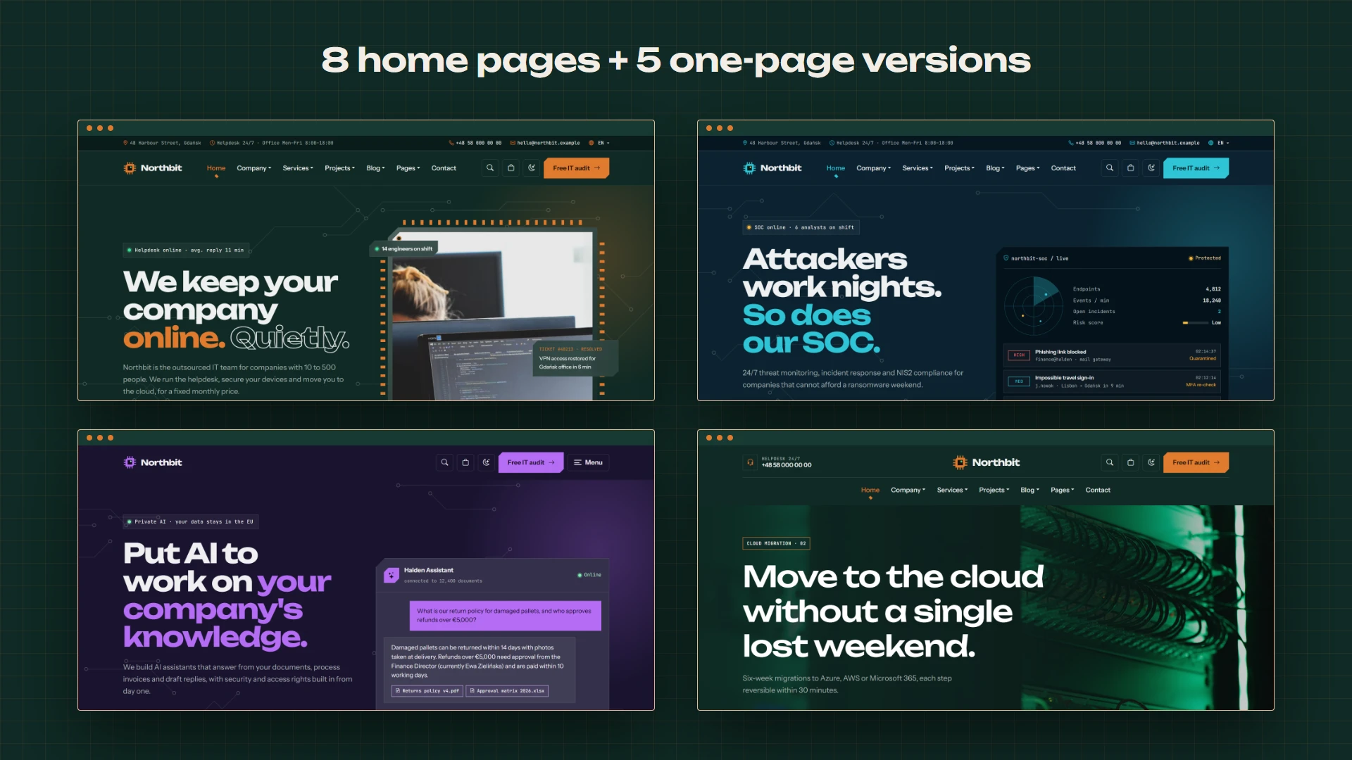 Northbit - IT Services & Solutions HTML Template