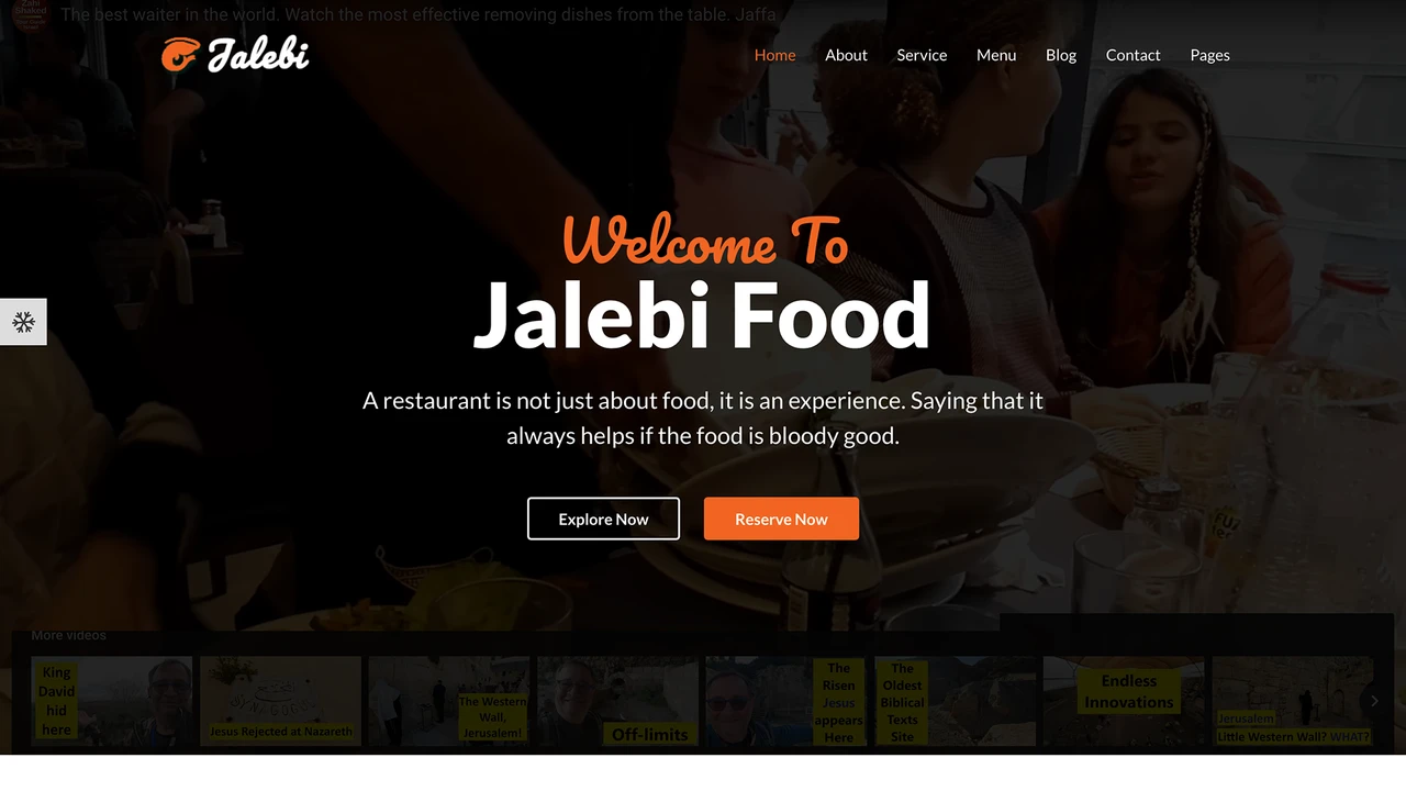 Jalebi - Bootstrap Restaurant Template
