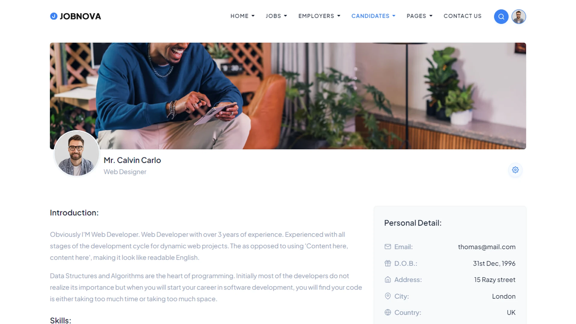 Jobnova - Next.js Job Board, Job Portal and Job Listing Template
