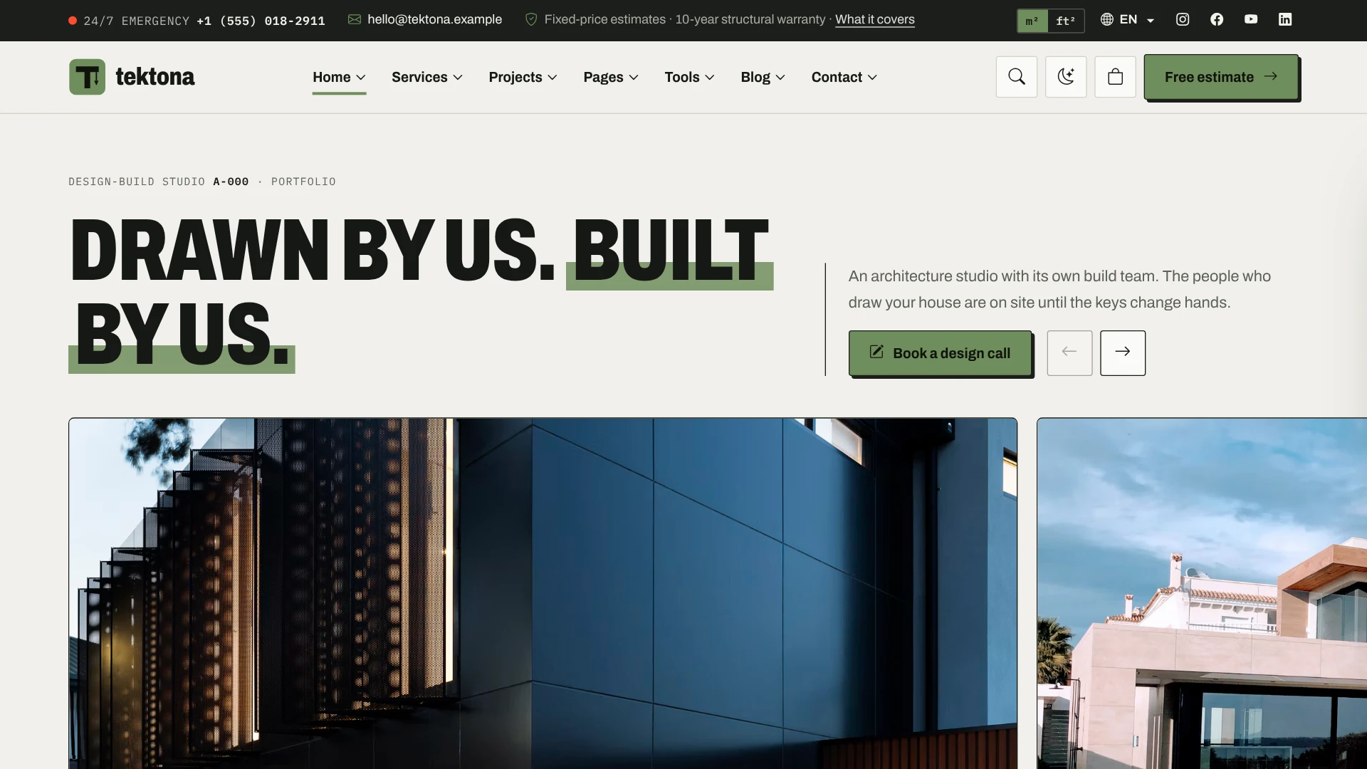 Tektona - Construction & Renovation HTML Template