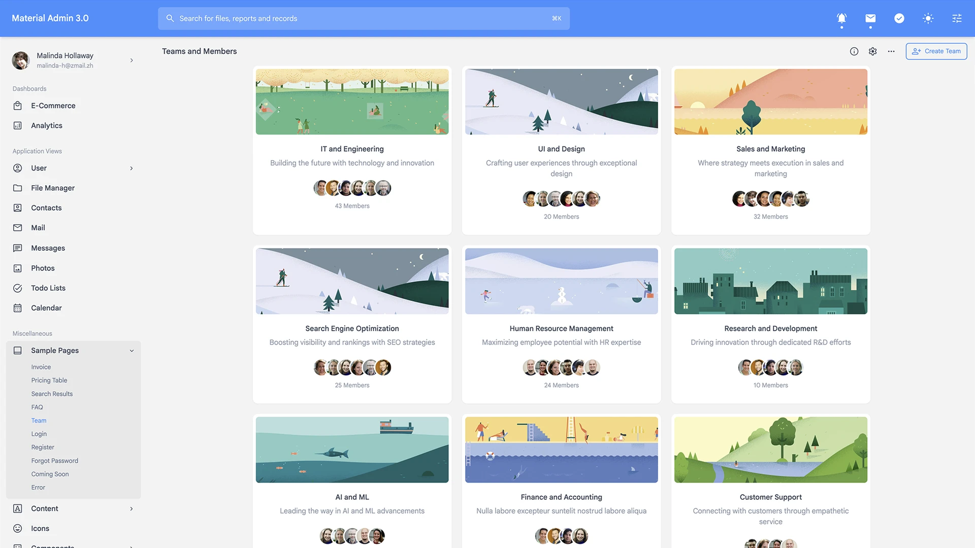 Material Admin - Responsive Admin Template