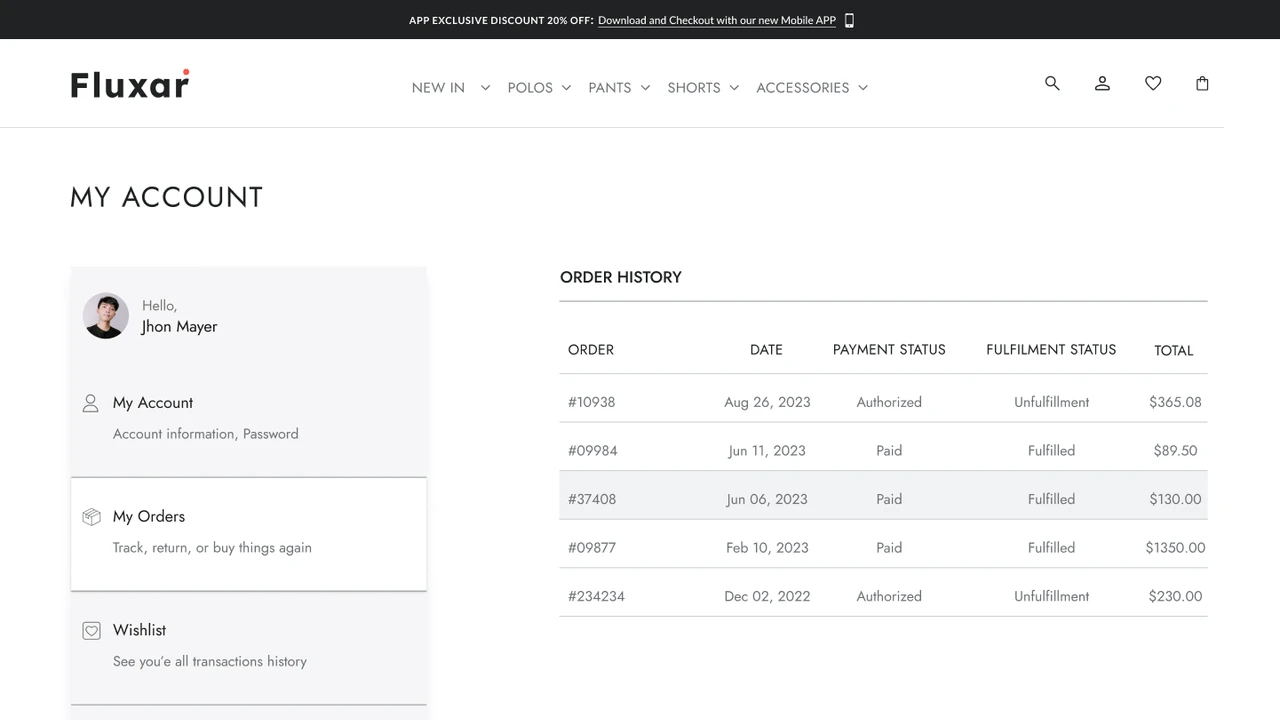Fluxar - eCommerce Figma Template