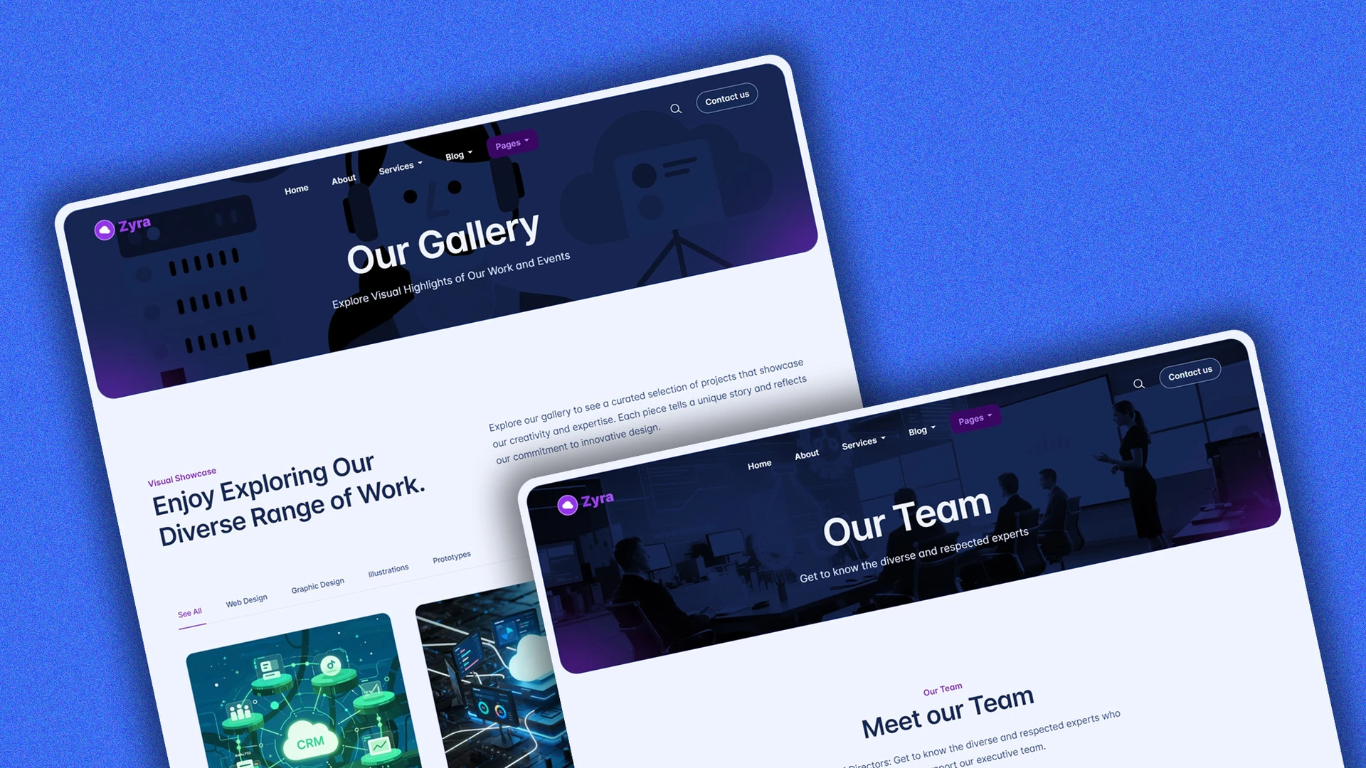 Zyra - Multipurpose IT Solutions & Business Services HTML Website Template