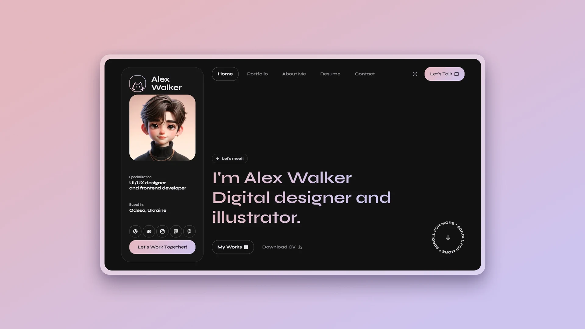 Braxton - Personal Portfolio & Resume HTML Template
