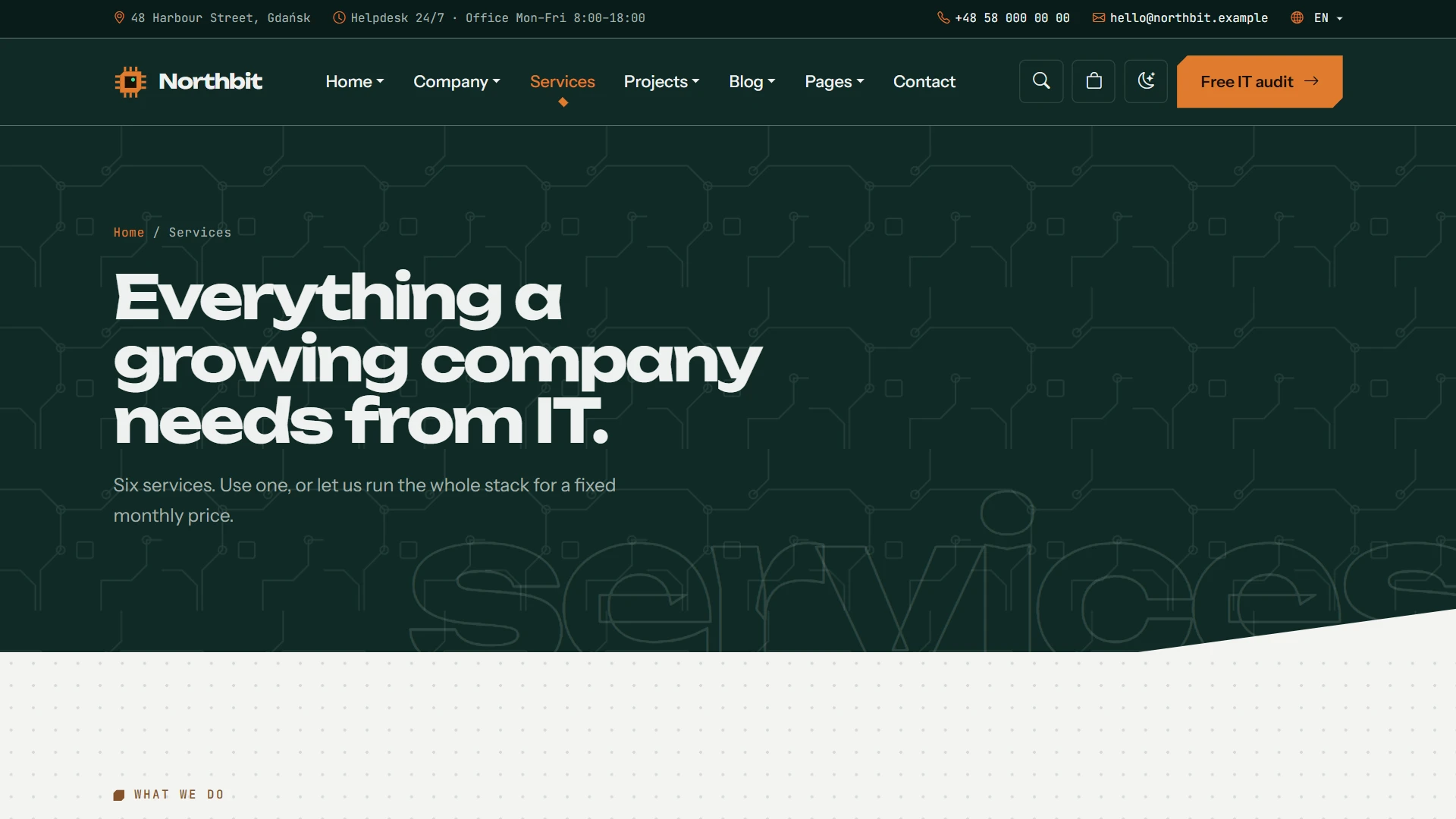 Northbit - IT Services & Solutions HTML Template