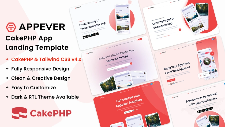 Appever - CakePHP App Showcase Template