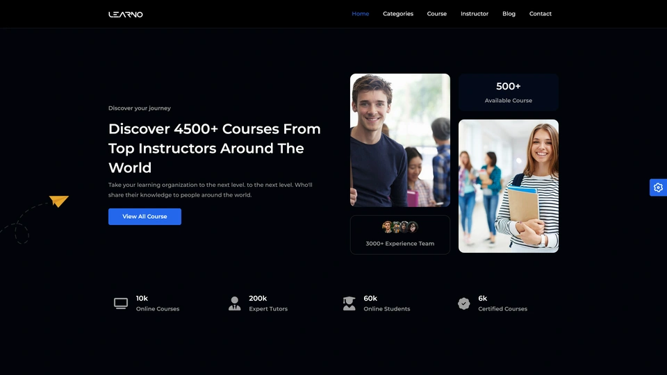Learno - Education & Online Course Templates + LTR & RTL + Light & Dark