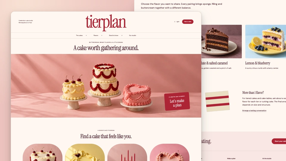 Tierplan - Celebration Cake Bakery HTML Website Template