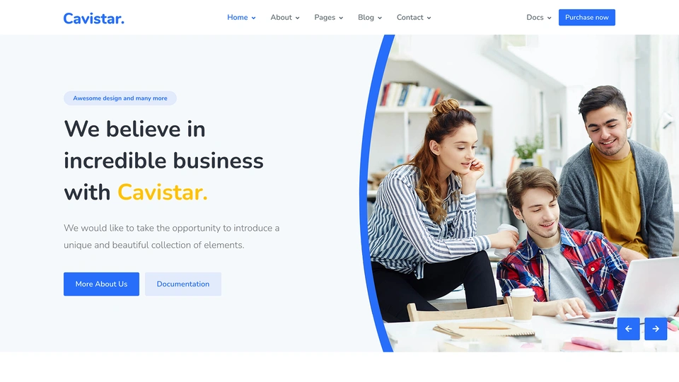 Cavistar - Multipurpose Responsive Template