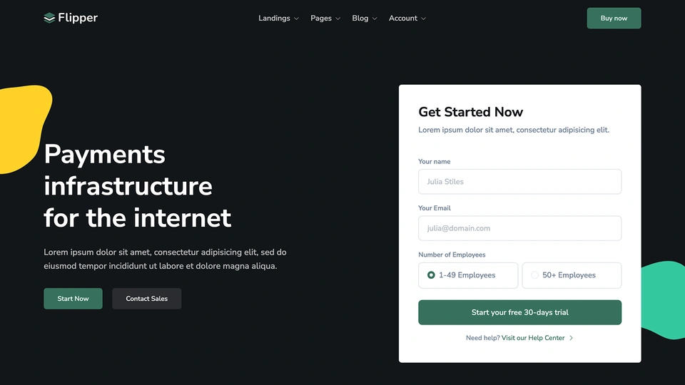 Flipper - Multipurpose Responsive Template