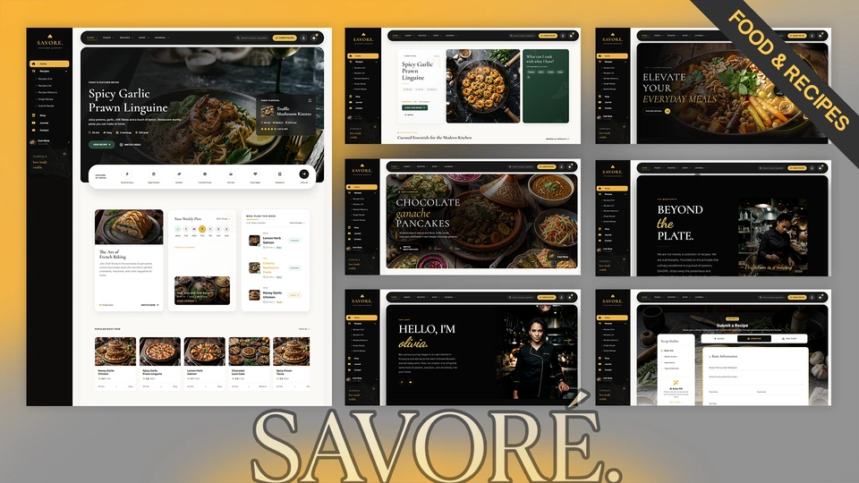 Savore - Food & Recipes WordPress Theme