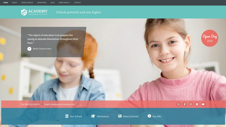 Academy - Education Template