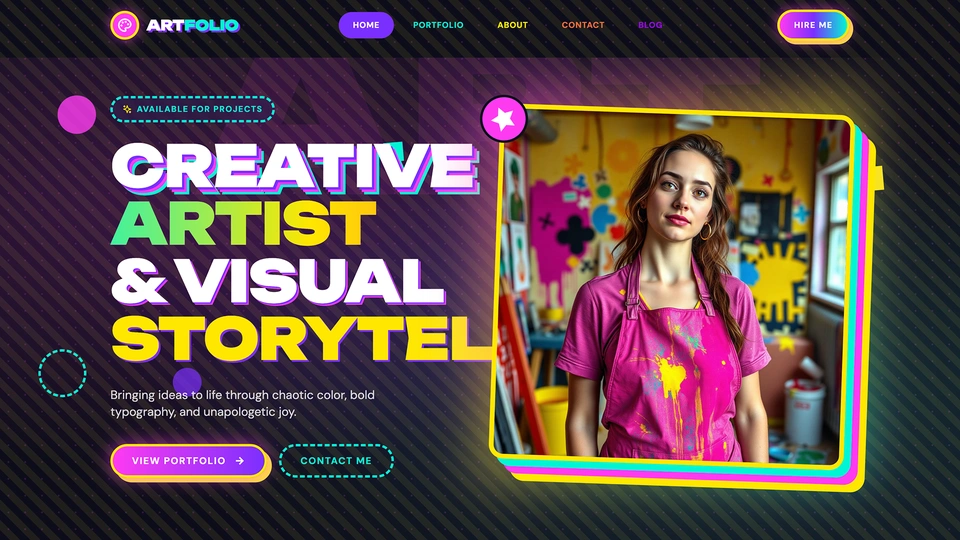 Artfolio - Portfolio HTML Template for Developers Freelancers and Agencies