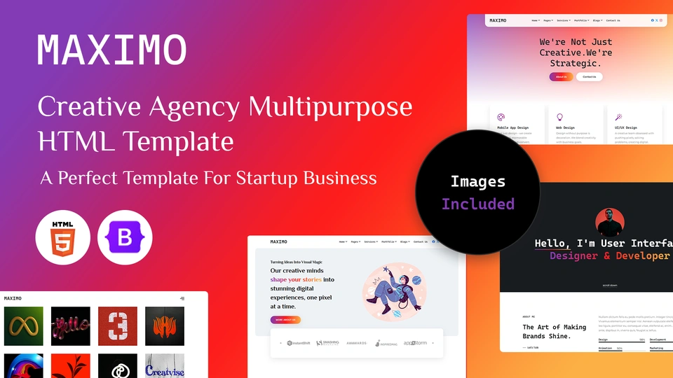 Maximo - Creative Business and Multipurpose HTML Template