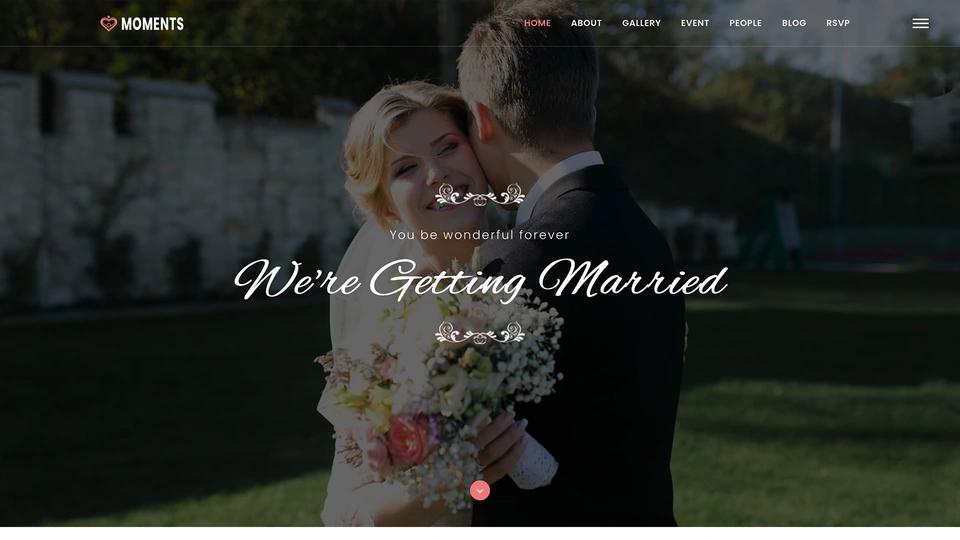 Moments - Wedding Invitation Template