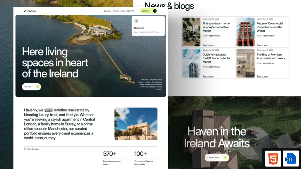 Slateon - Real Estate & Property Ecommerce HTML Template