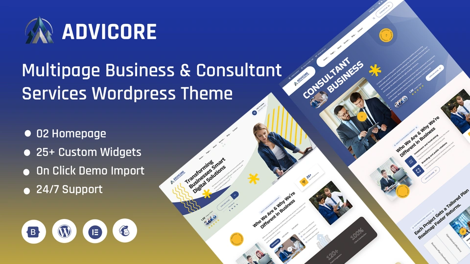 AdviCore - Professional Business & Consulting WordPress Theme