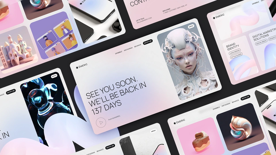 Emeric - Coming Soon and Portfolio Template