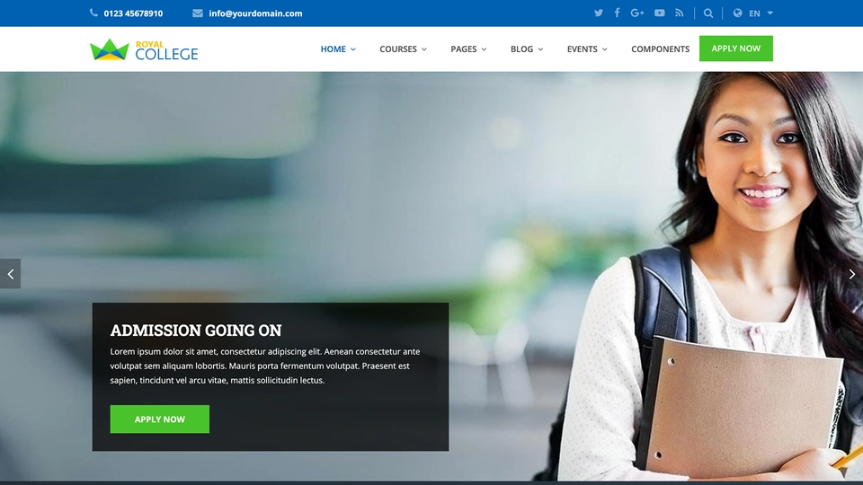 College Website Templates - WrapBootstrap college-website-templates-wrapbootstrap