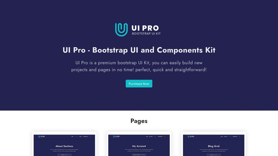 UI Pro - Bootstrap UI and Components Kit