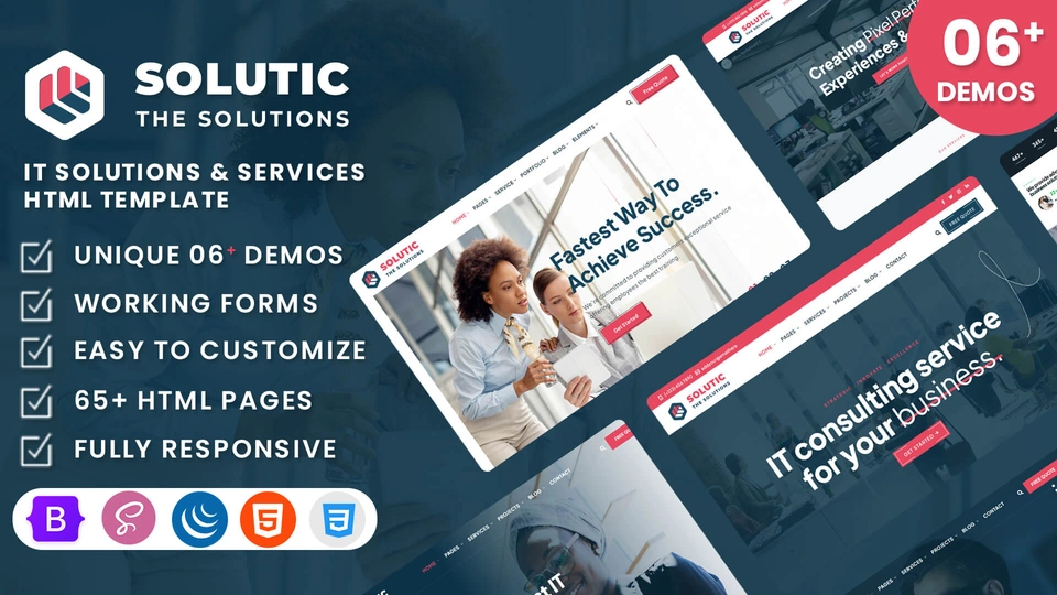 Solutic - IT Solutions and Services HTML Template