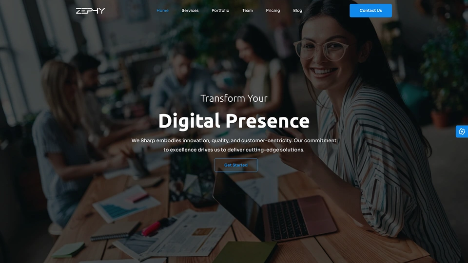 Zephy - Landing Page Templates + LTR & RTL + Light & Dark