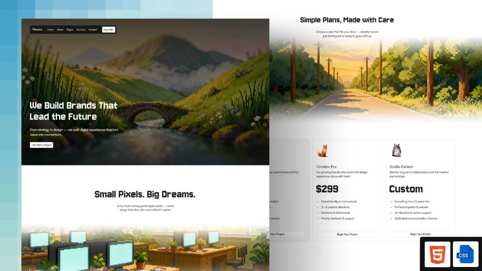 Pexora - Creative Studio & Ecommerce HTML Template