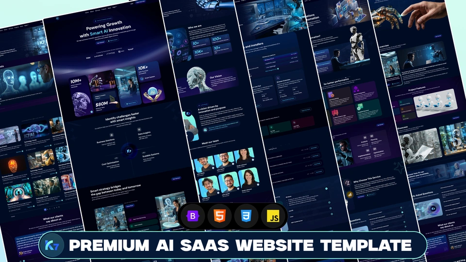 K7 Ai - Modern AI & SaaS Business HTML Template
