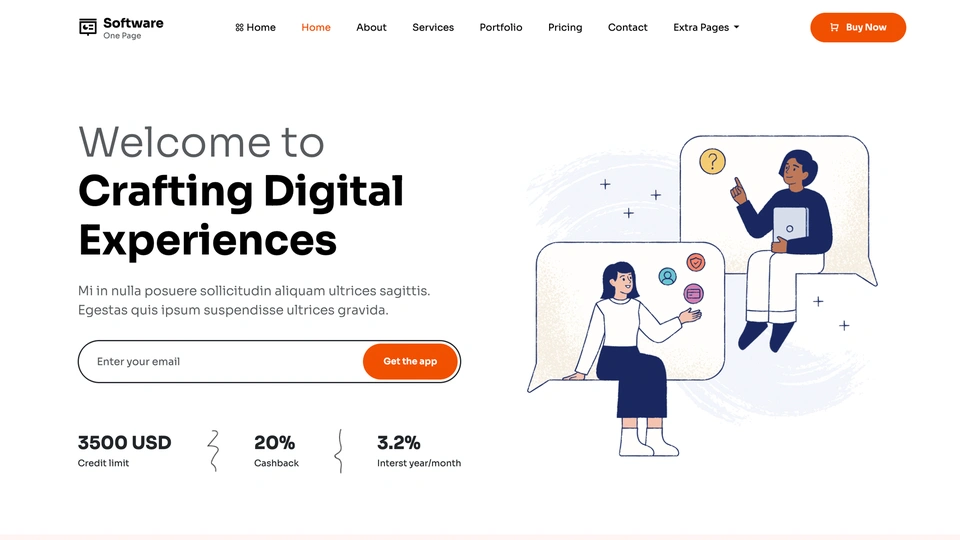Softek - Software and App Landing Website Template