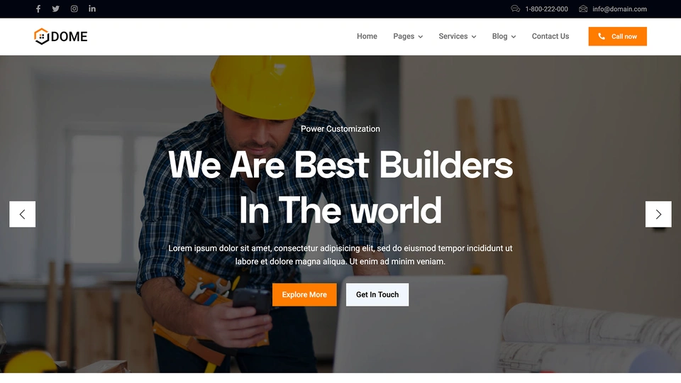Dome - Building Construction Template