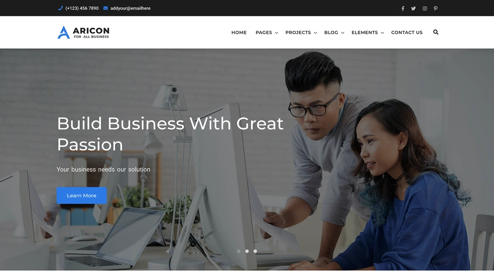 Aricon - Business and Corporate Template