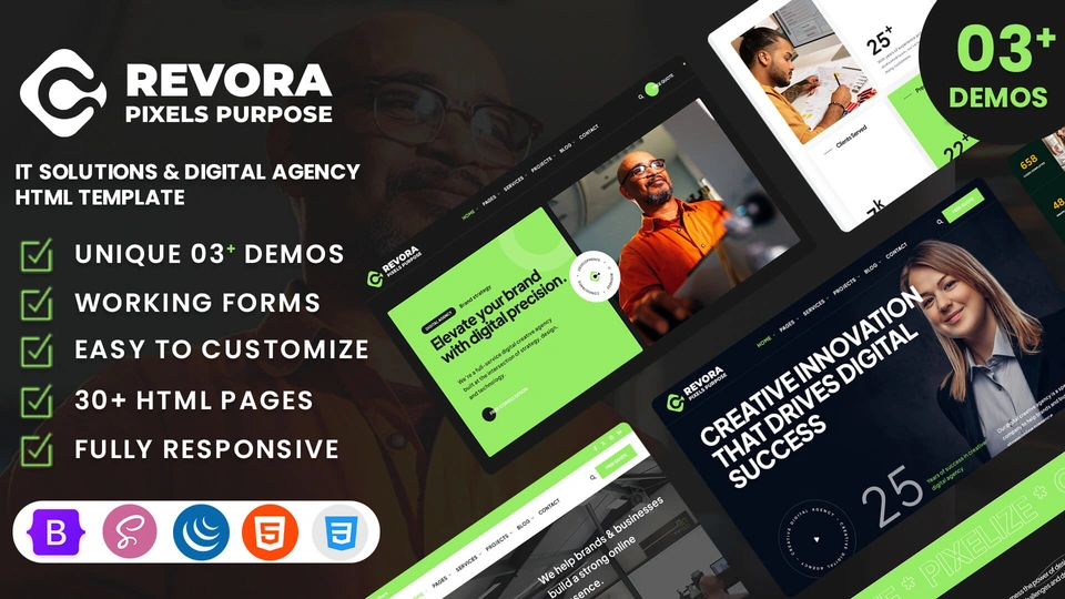 Revora - IT Solutions & Digital Agency HTML Template