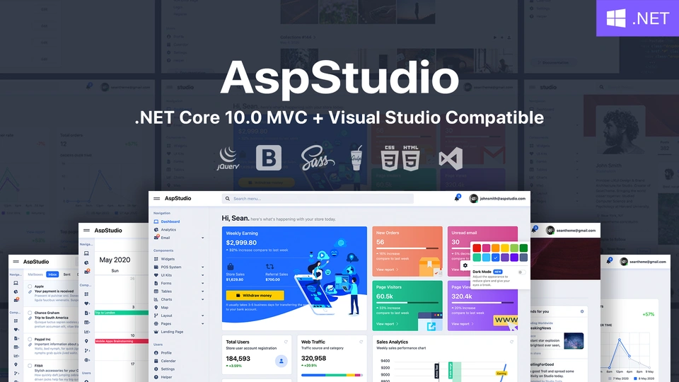 Studio - ASP.NET Core 10.0 MVC Template
