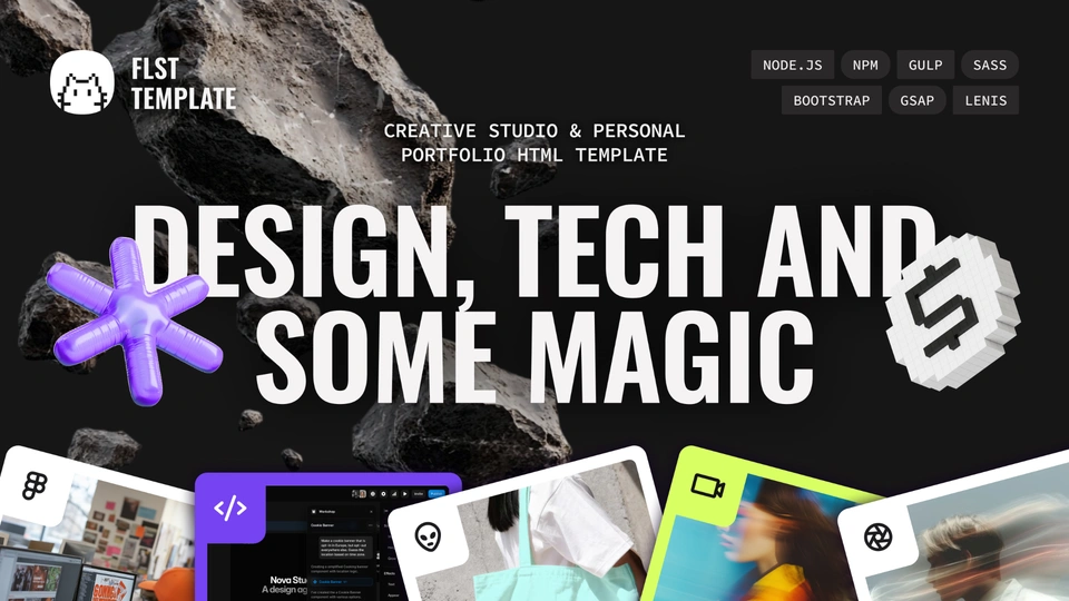 FlyStudio - Creative Studio & Personal Portfolio HTML Template