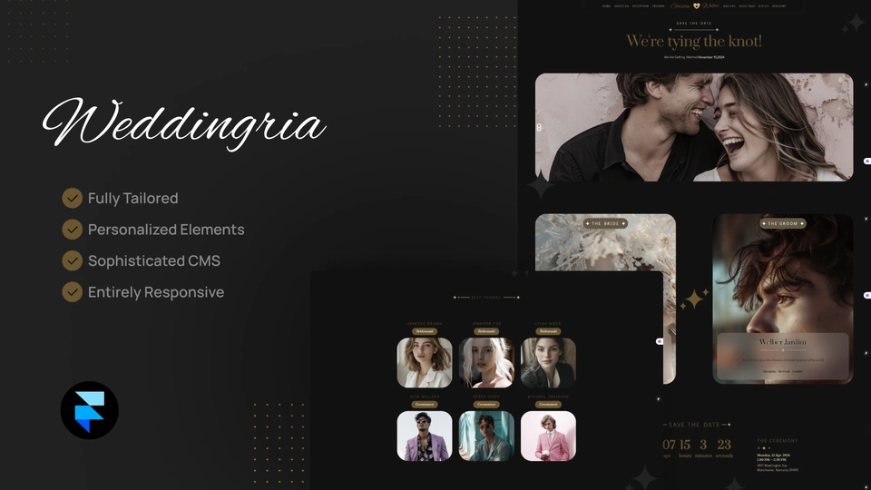 Weddingria - Wedding Framer Template